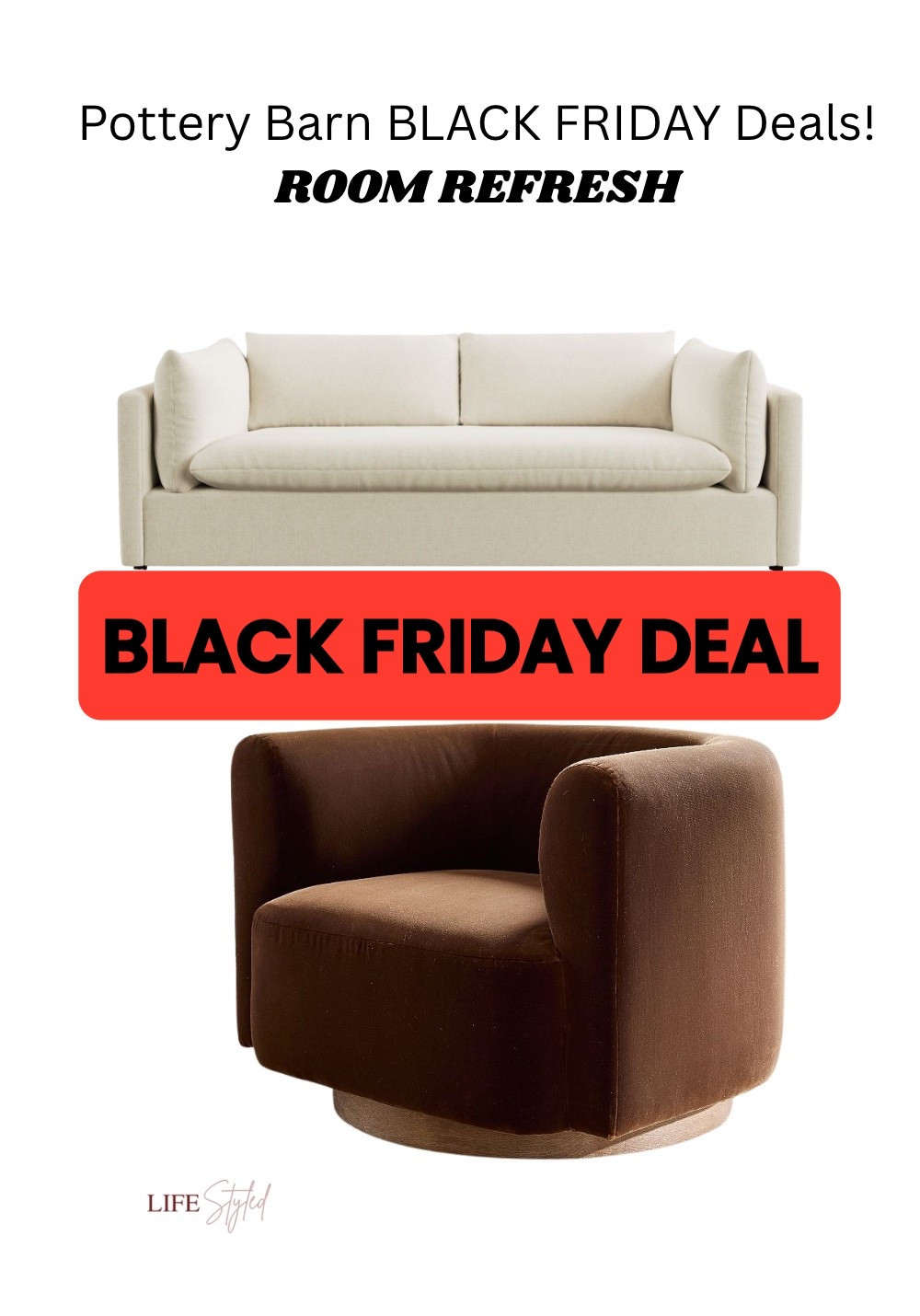 BLACK FRIDAY DEAL! 👀 Small update, big impact. Meet your new favorite seating duo 🤎✨

#LTKCyberWeek #LTKSaleAlert #LTKHome
