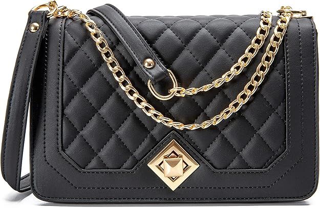 Quilted Crossbody Bags for Women Zipper Shoulder Bag Small Lightweight Designer Purses and Handba... | Amazon (US)