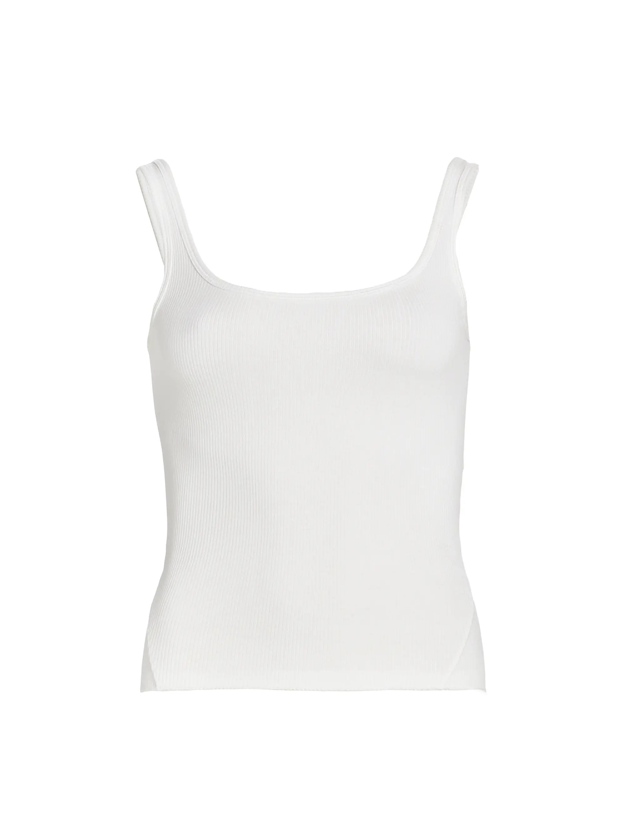 The Essential Rib Scoop Neck Tank | Saks Fifth Avenue