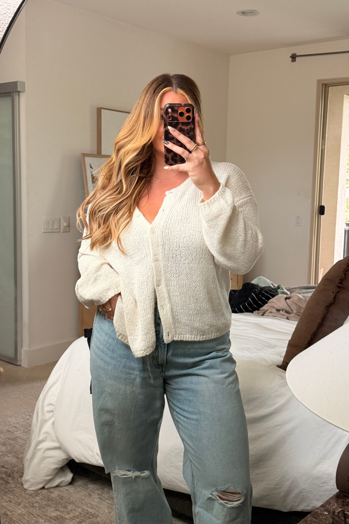 wearing a large in the top and 34 longs in the jeans :) 

#LTKMidsize #LTKdayinmylife #LTKootd