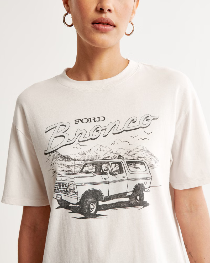 Oversized Bronco Graphic Tee | Abercrombie & Fitch (US)