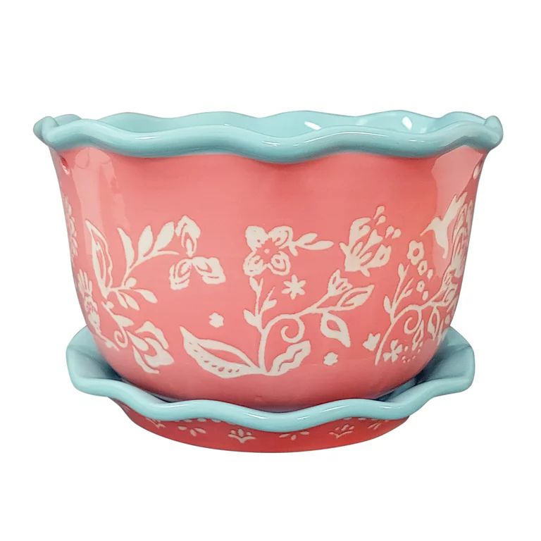 The Pioneer Woman Besty Hanging Planter with Saucer 8 inch | Walmart (US)