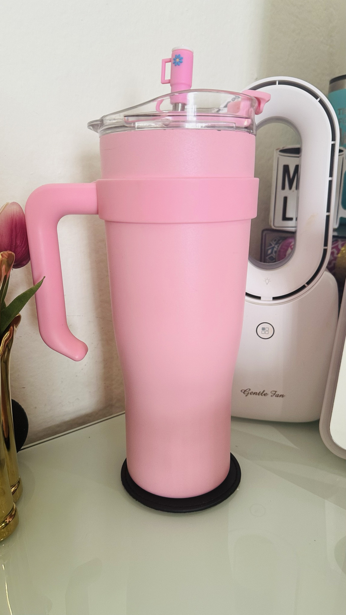 Tumbler with Straw and Handle - Triple Wall Vacuum Insulated Tumbler and silicone straw covers

#LTKhome #LTKfamily #LTKsalealert