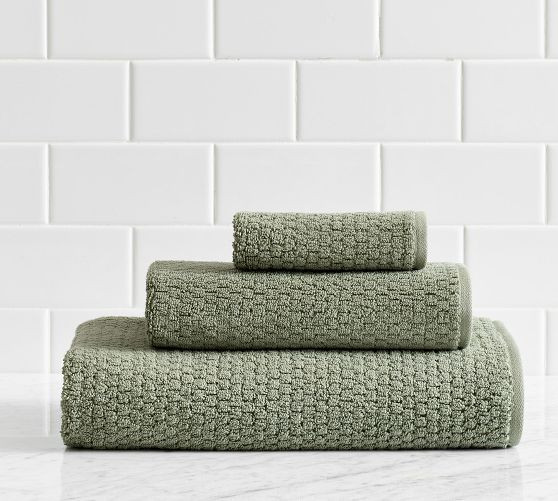 Textured Honeycomb Towel | Pottery Barn (US)