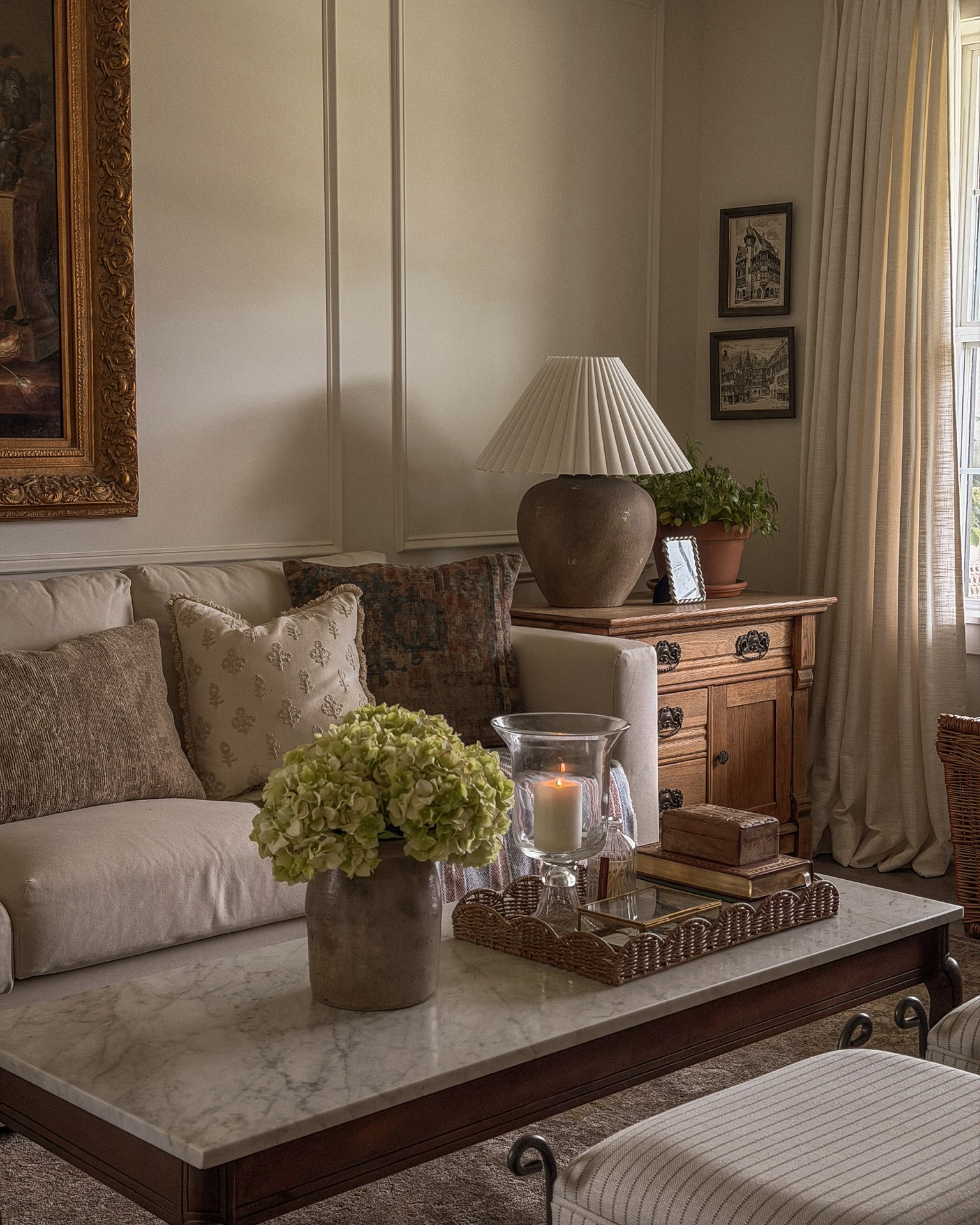 Rainy day cozy 🌧️ A little glimpse around the living room lately, plus the very real school-book chaos at the end.

#LTKHome