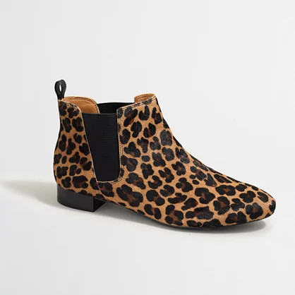 Factory calf hair chelsea boots | J.Crew Factory