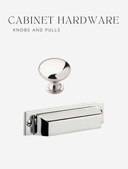 Here is the hardware I am waiting on! I went with the polished chrome, but the pulls in the “polished nickel” finish are currently on sale and that hardly happens with these ones! #kitchen #cabinethardware #knobs #pulls #kitchendecor #kitchenfinishes 

#LTKstyletip #LTKfindsunder50 #LTKhome
