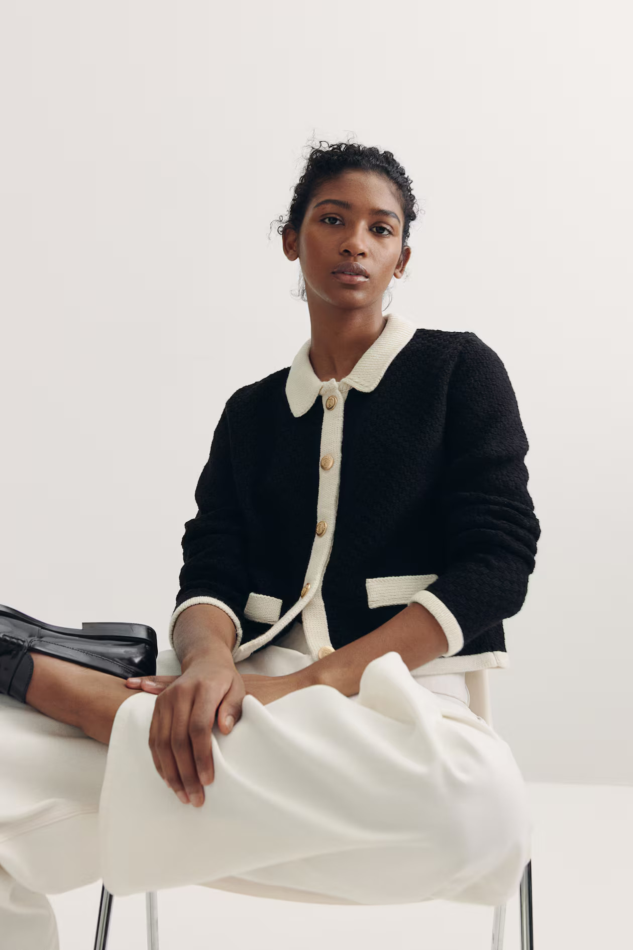 Cardigan in Strukturstrick | H&M (DE, AT, CH, NL, FI)