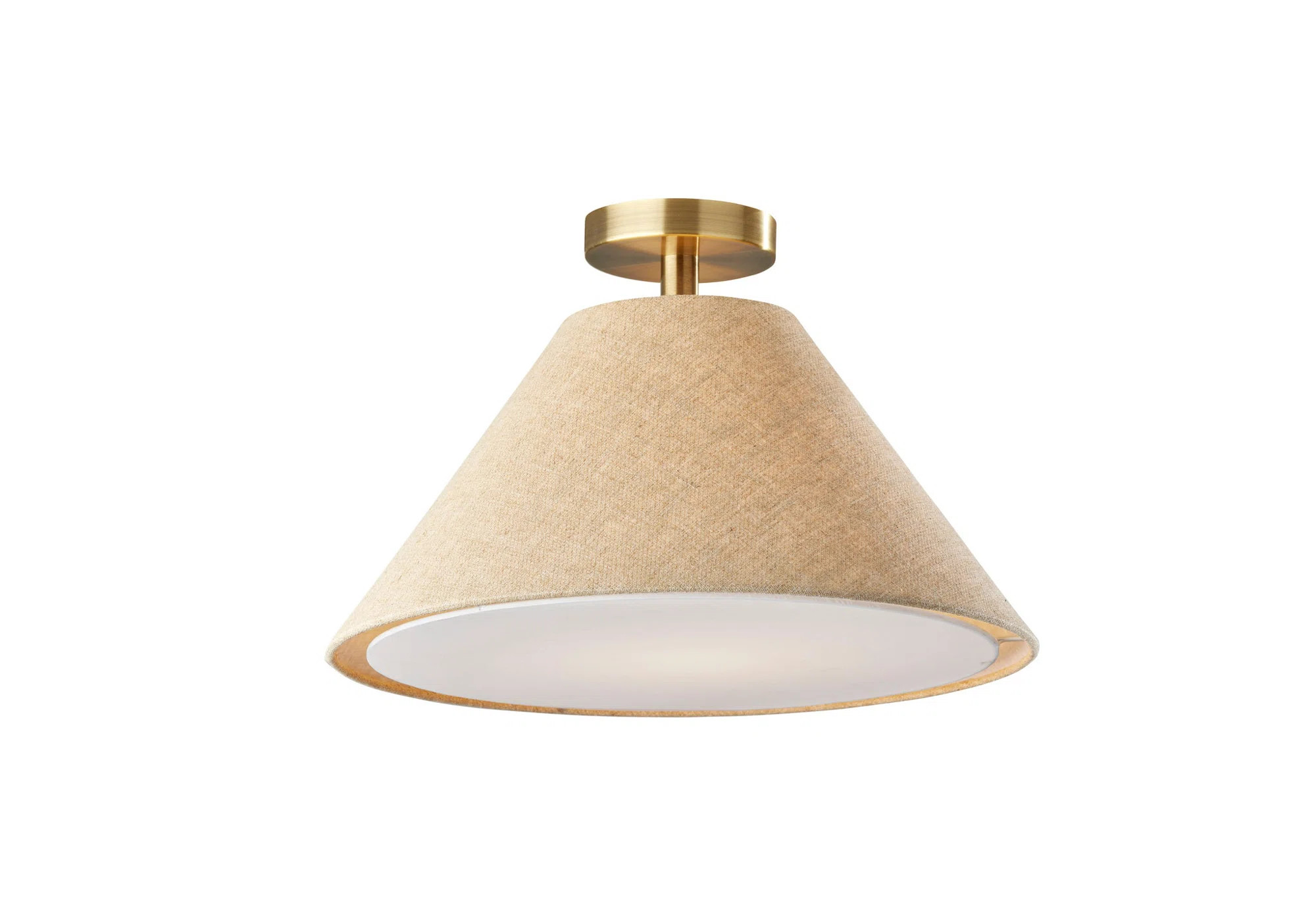 Trion Single Light Poly-Blend Flush Mount | Joss & Main