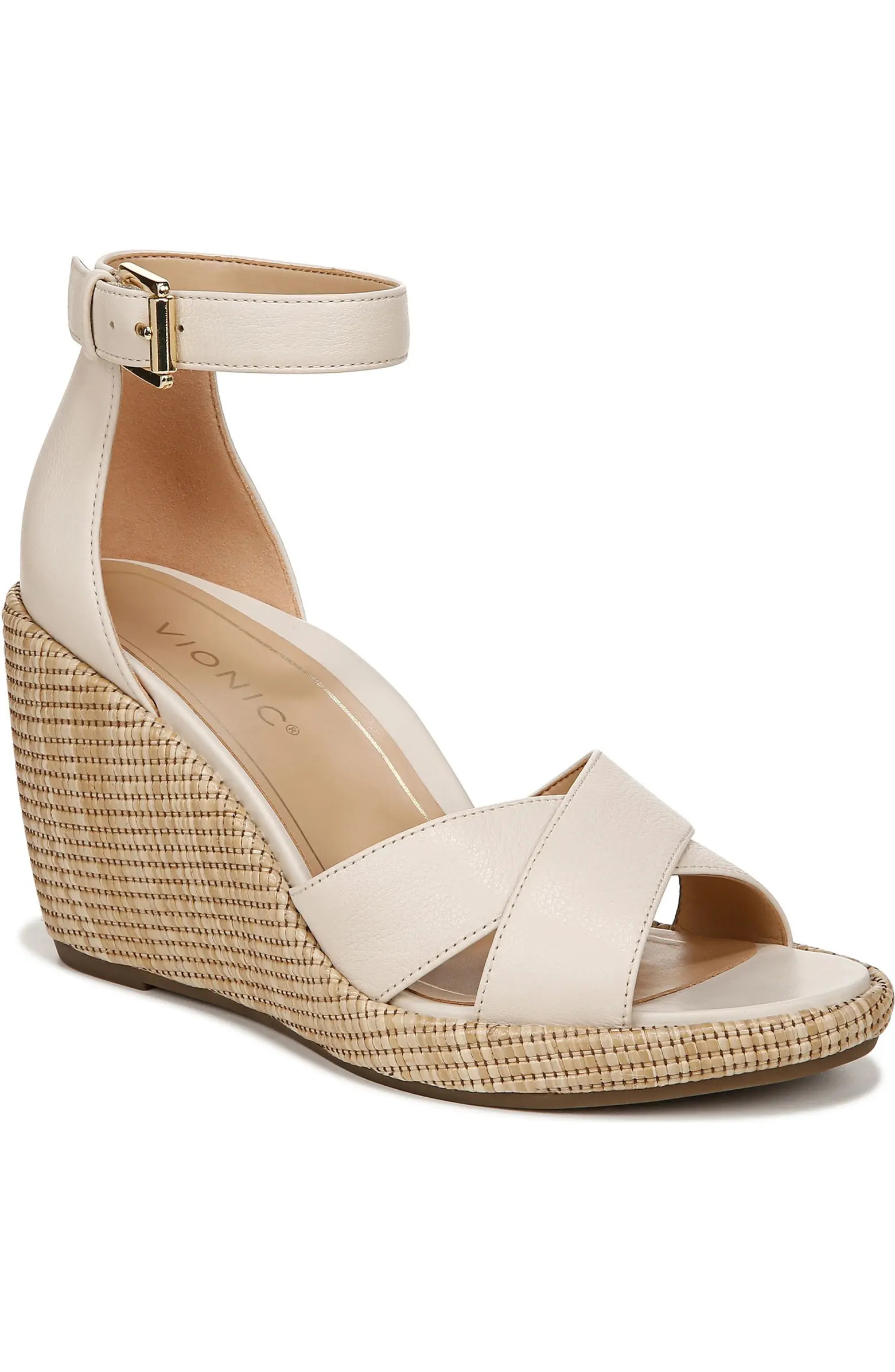 Vionic Marina Ankle Strap Wedge Sandal (Women) | Nordstromrack | Nordstrom Rack
