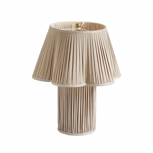 Tov Furniture Corrine Beige Linen Table Lamp | Amazon (US)