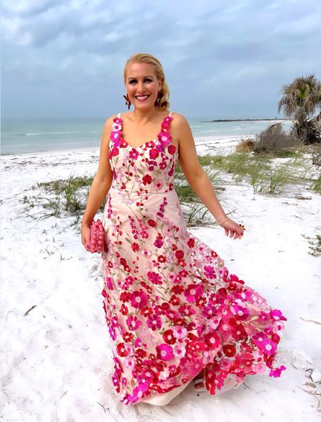 👰🏼‍♀️Wedding Guest Dress: #ad This fuchsia red floral dress from @aw.bridal is SPECTACULAR! #awbridal

💯You can truly wear this as a bridesmaid, wedding guest, rehearsal dinner dress, prom, quinceanera, vow renewal dress or as a wedding dress. It’s under $150 too. 

❤️As I mentioned, it’s STUNNING!

🌸I’m wearing a size 10 and it zips up the back.

🫰🏻DISCOUNT CODE: Receive 10% off by using code: JTS10 at checkout.

👉🏼Follow my shop @jtstjtst11 on the @shop.LTK app to shop this post and get my exclusive app-only content!

#liketkit 
@shop.ltk




#LTKwedding #LTKmidsize #LTKSeasonal