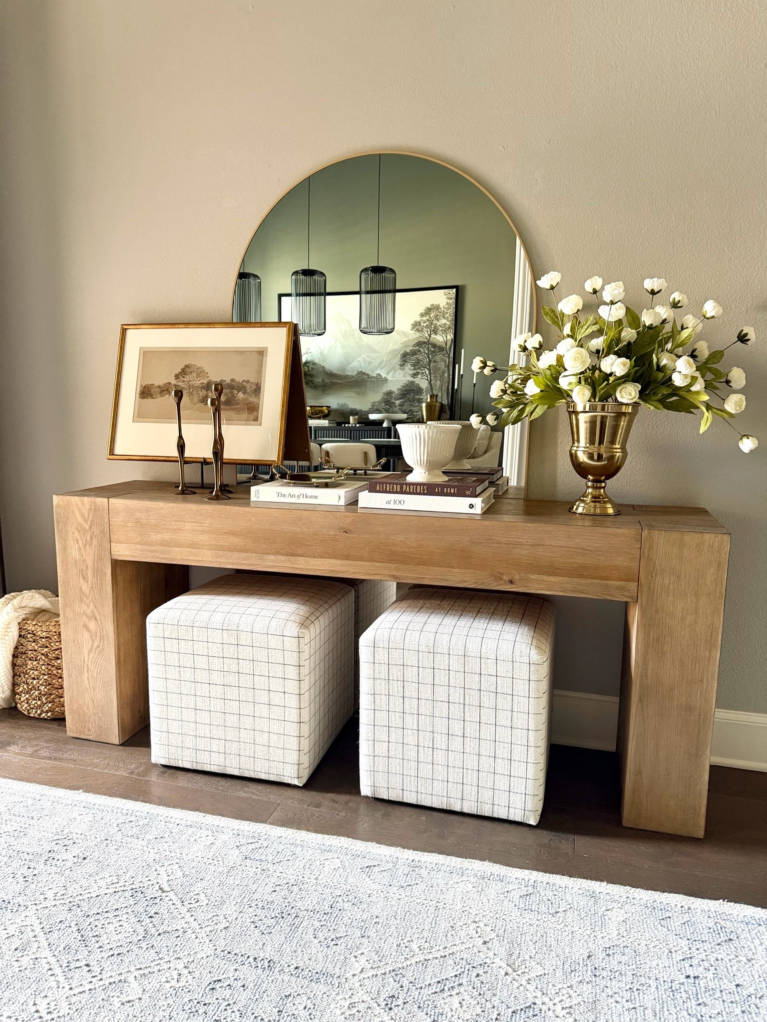 Entryway console table styling with some of my favorite finds from Target and Amazon!

#LTKHome