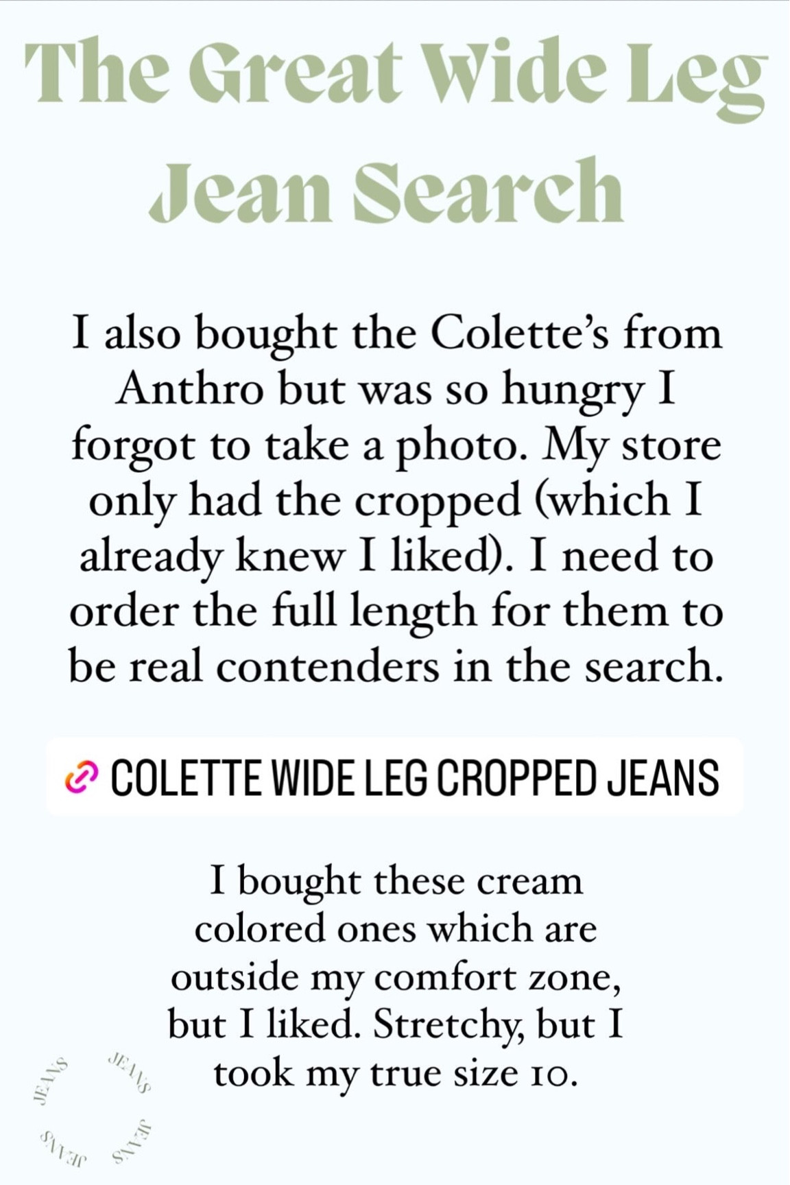 The Anthro Colettes everyone loves! 

I bought a 30  