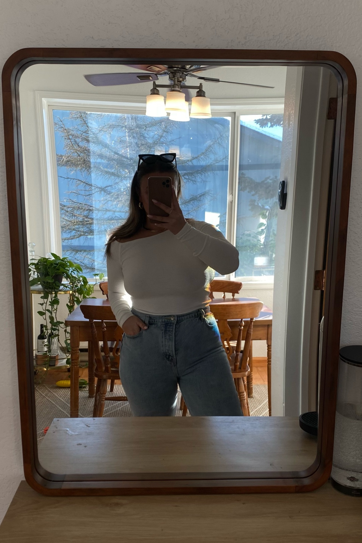 Wearing a 12 in the denim and an 8 in the top! Spring sale with code MR20 🌸💗🦋 

#LTKmidsize #LTKSpringSale #LTKstyletip