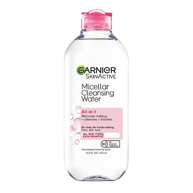 Garnier SkinActive Micellar Water for All Skin Types, Facial Cleanser & Makeup Remover, 13.5 fl. ... | Amazon (US)
