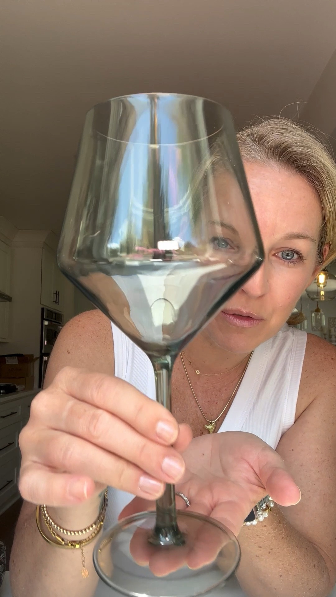 Obbbssesseddd over these!!! 6 pack of wine glasses, BPA free acrylic, dishwasher safe! Perfect for my the pool and on the patio! 🤌🏼 Also linked my top. Size medium. Stretchy and buttery soft  

#LTKHome #LTKFindsUnder50 #LTKOver40