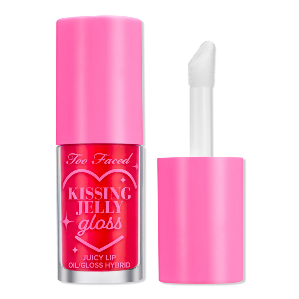 Too Faced Kissing Jelly Hydrating Lip Oil Gloss - Cherry Pie | Ulta