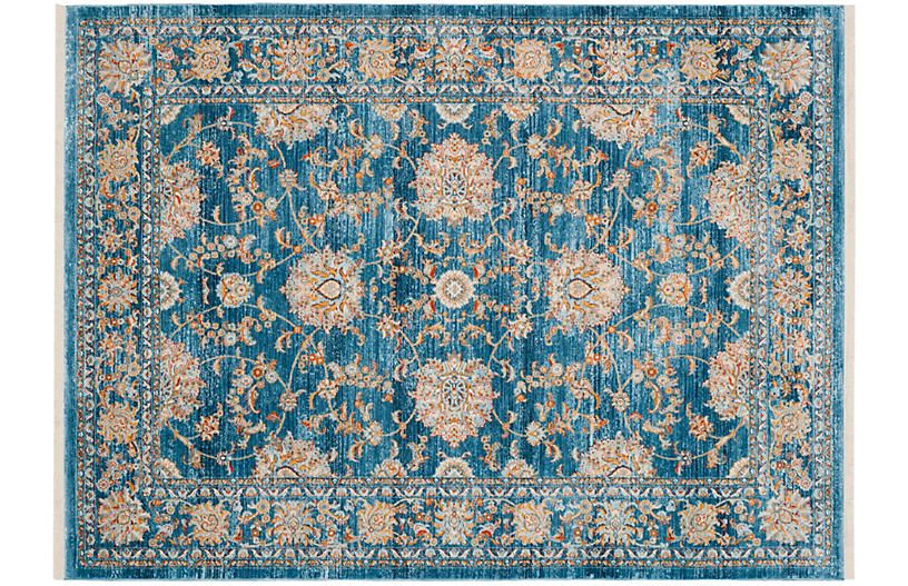 Roxanna Rug, Turquoise/Multi | One Kings Lane