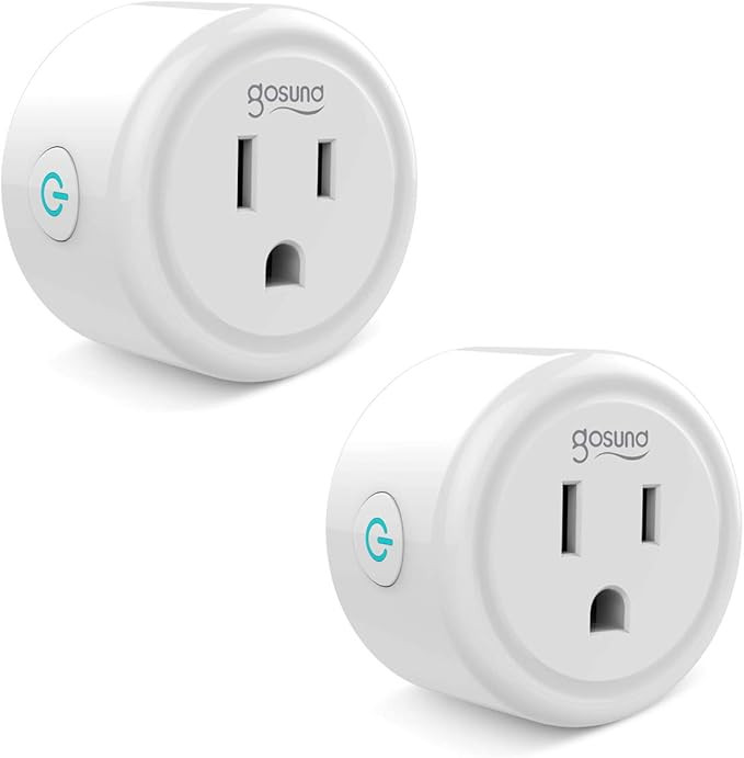 Gosund Smart Plug Works with Alexa and Google Home, 2.4GHz WiFi Enabled Remote Control Smart Outl... | Amazon (US)