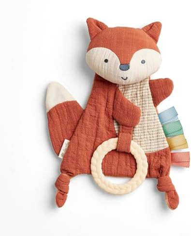 Itzy Ritzy - Bitzy Crinkle Sensory Toy Fox with Crinkle Sound for Babies & Toddlers - Features So... | Amazon (US)