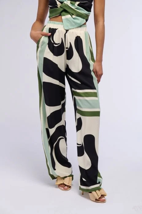 LILAH PRINTED WIDE LEG PANT IN MULTI | AKIRA