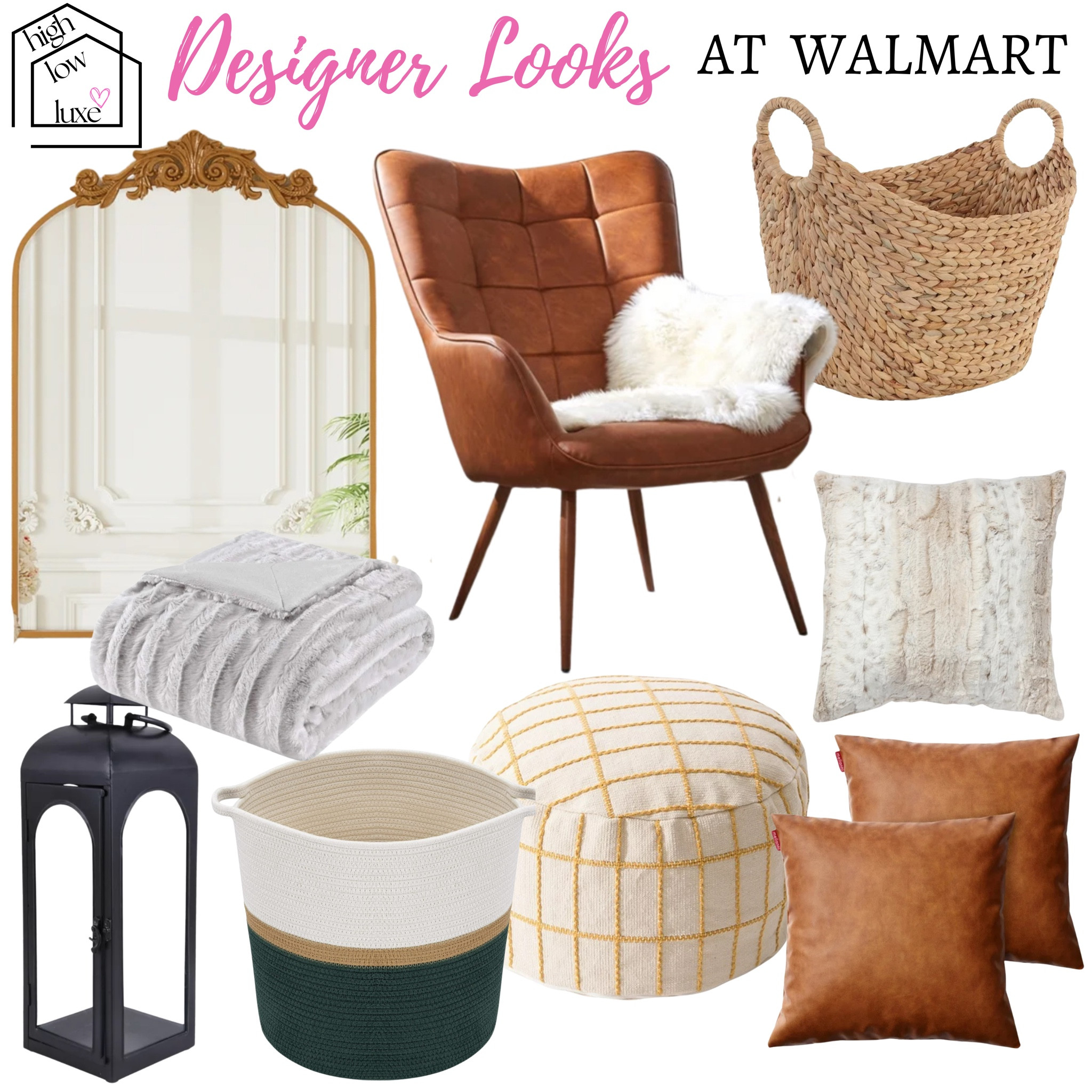 Designer Looks at a lower price point. Hit that 🔔 to always get notified of new posts.

#walmart #walmarthome 

#LTKHome #LTKFindsUnder100