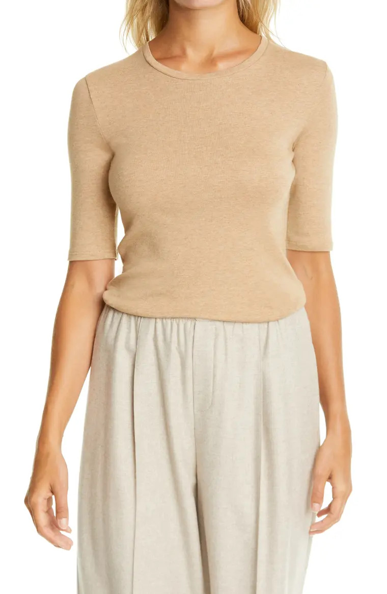 Elbow Sleeve Crewneck T-Shirt | Nordstrom