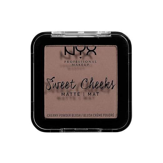 NYX PROFESSIONAL MAKEUP Sweet Cheeks Creamy Powder Blush Matte, So Taupe | Amazon (US)