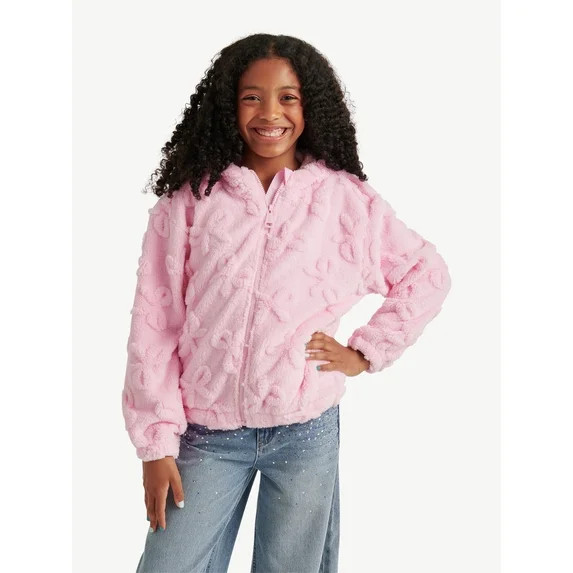 Justice Girls Embossed Sherpa, Sizes XS - XL | Walmart (US)