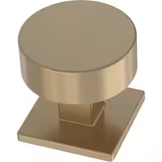 Modern Post 1-1/8 in. (28 mm) Modern Champagne Bronze Cabinet Knob | The Home Depot