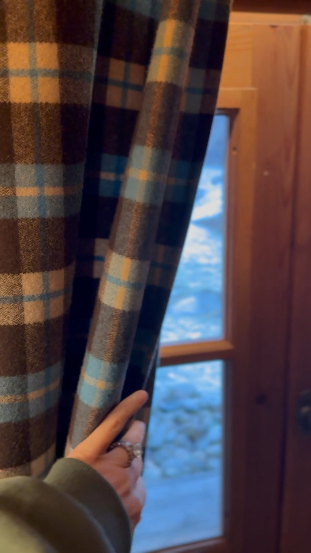 Golden hour snowfall from our cottage window! This whole trip has been magical 💙 can’t wait to share more 

#LTKSeasonal #LTKWatchNow #LTKTravel