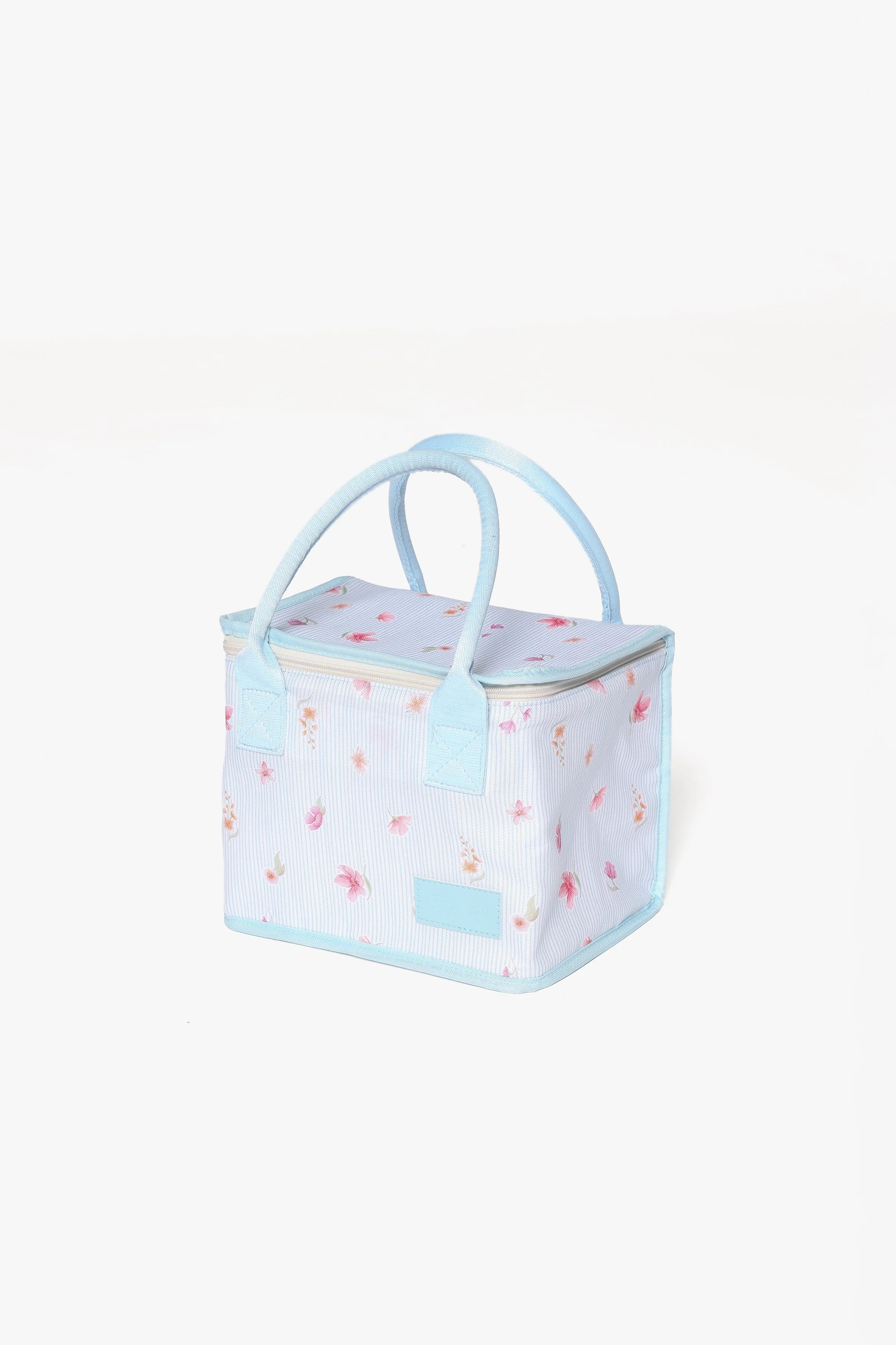 The Graze Lunch Bag - Blue Garden Stripe | Petal & Pup (US)
