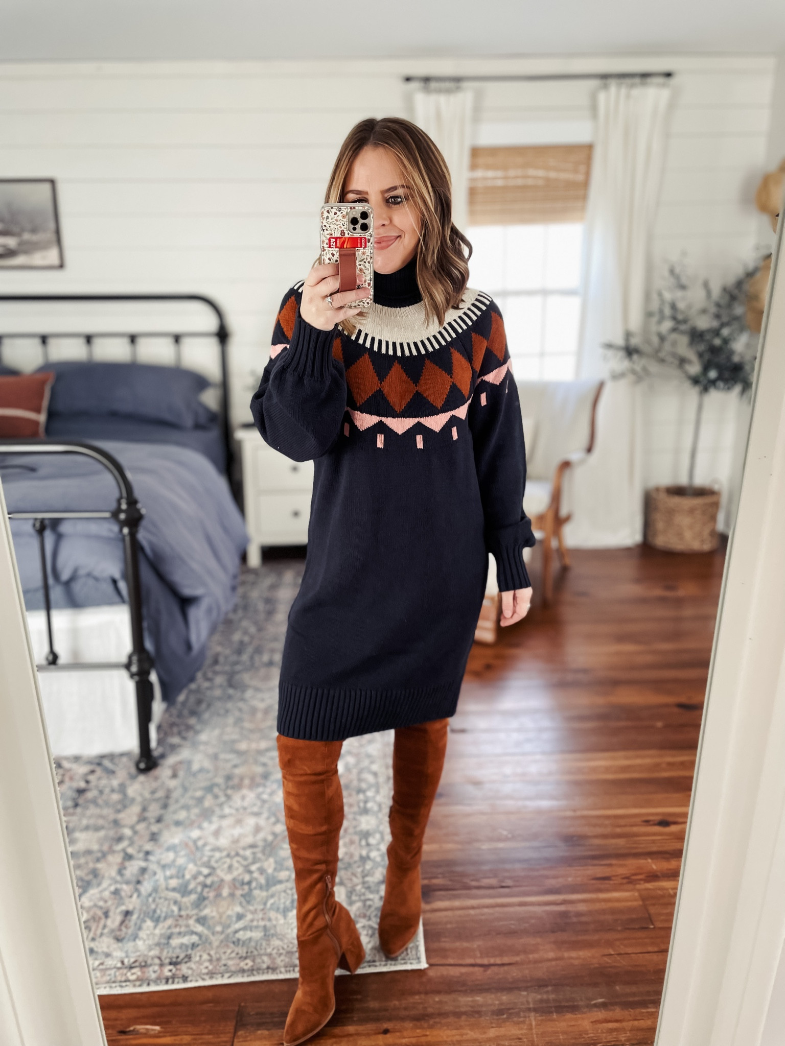 Best sweater dress under $50 from @walmartfashion free assembly line! #walmartpartner #walmartfashion #freeassembly 

#LTKunder50