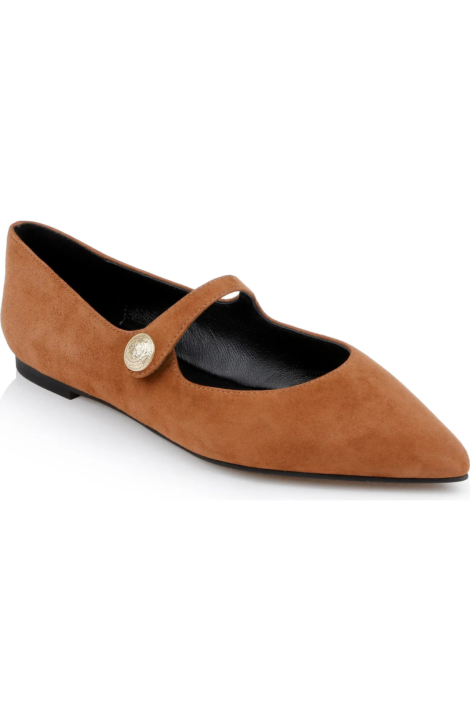 L'AGENCE Gersende Mary Jane Pointed Toe Flat (Women) | Nordstrom | Nordstrom