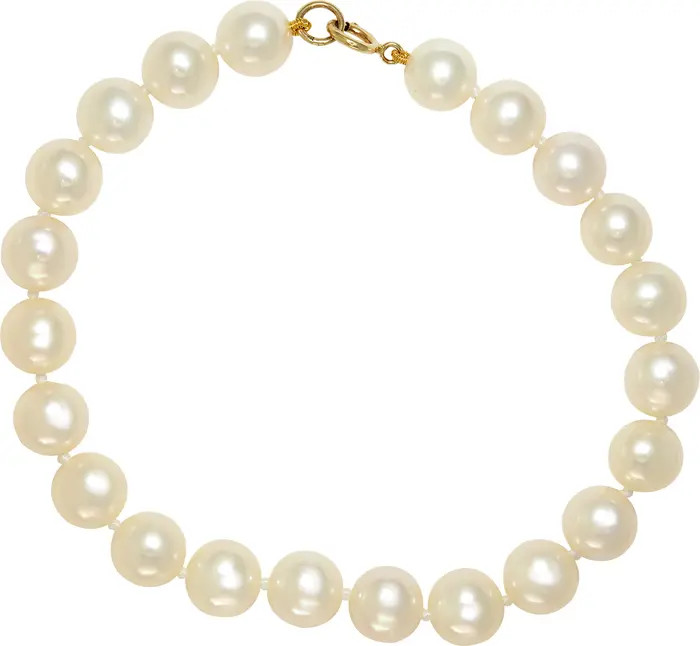 14K Yellow Gold Cultured Freshwater Pearl Bracelet | Nordstrom Rack