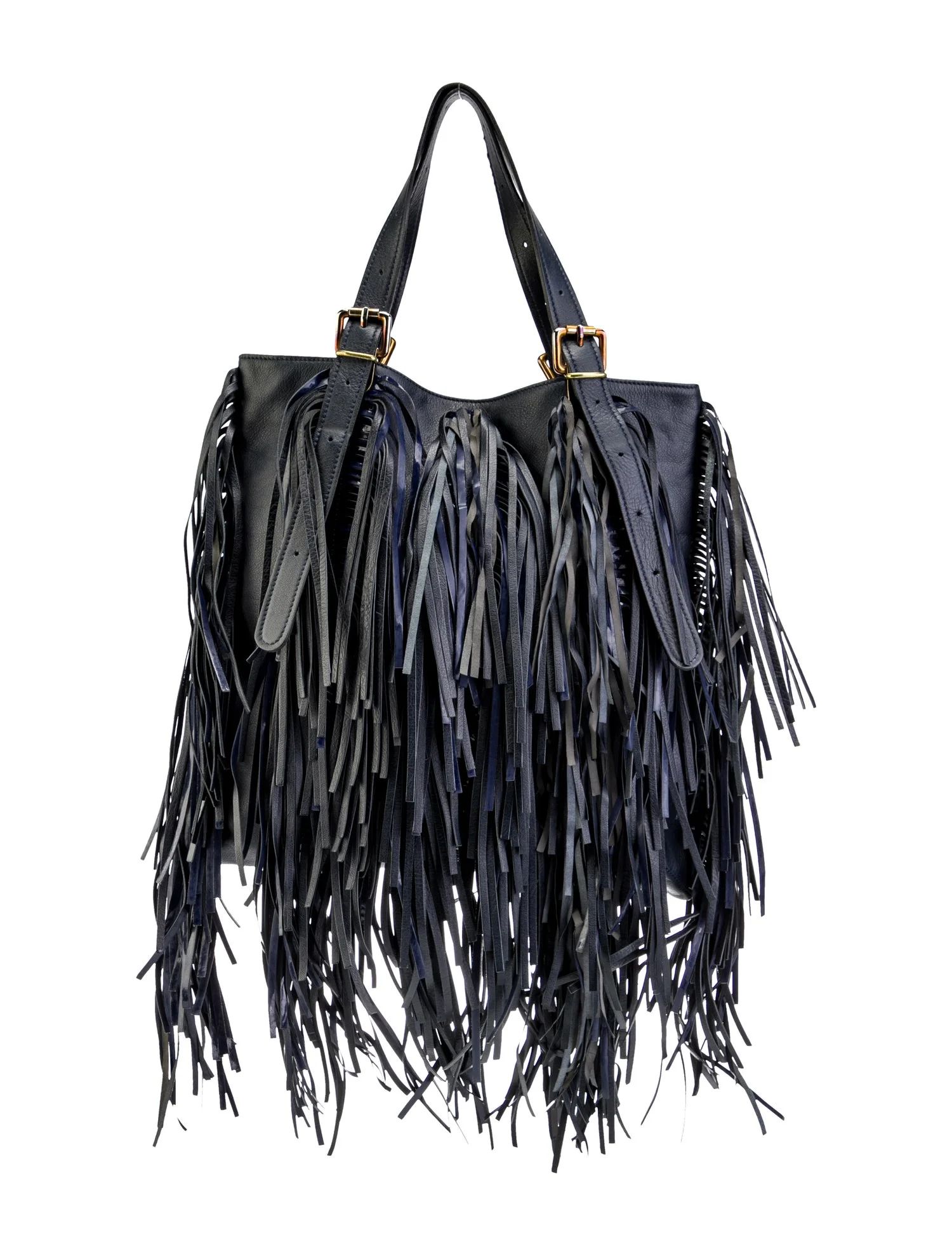 Leather Fringe Tote | The RealReal