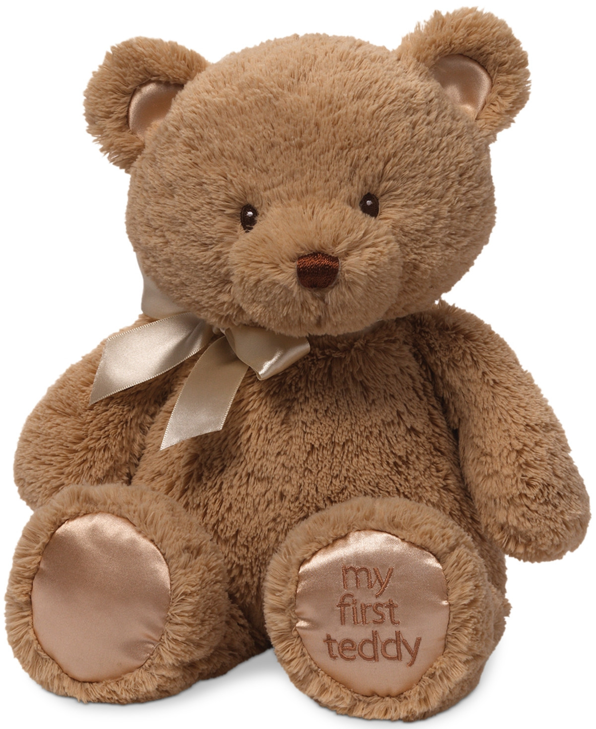 Gund Baby My First Teddy Plush Tan Bear - BROWN | Macy's