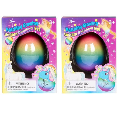 YMCtoy - Surprise Growing Hatching Unicorn Rainbow Eggs, Set of 2 | Target