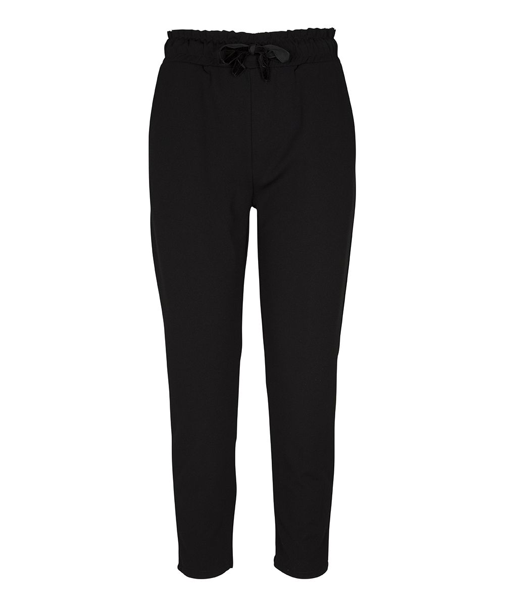 Black Pant with Elastic Waistband - Women | zulily