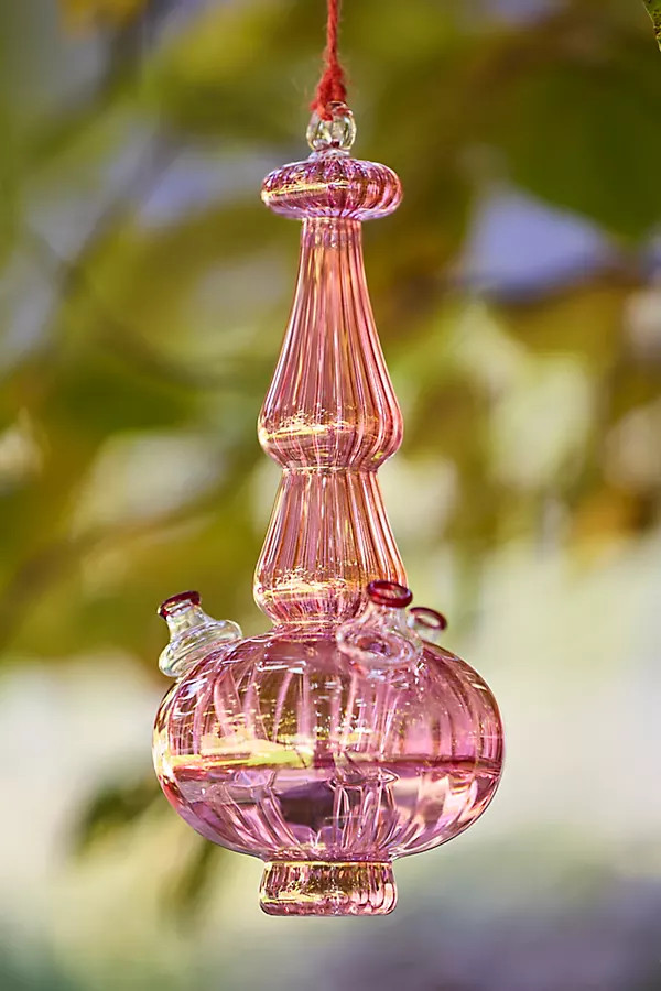 Glass Hummingbird Feeder | Terrain