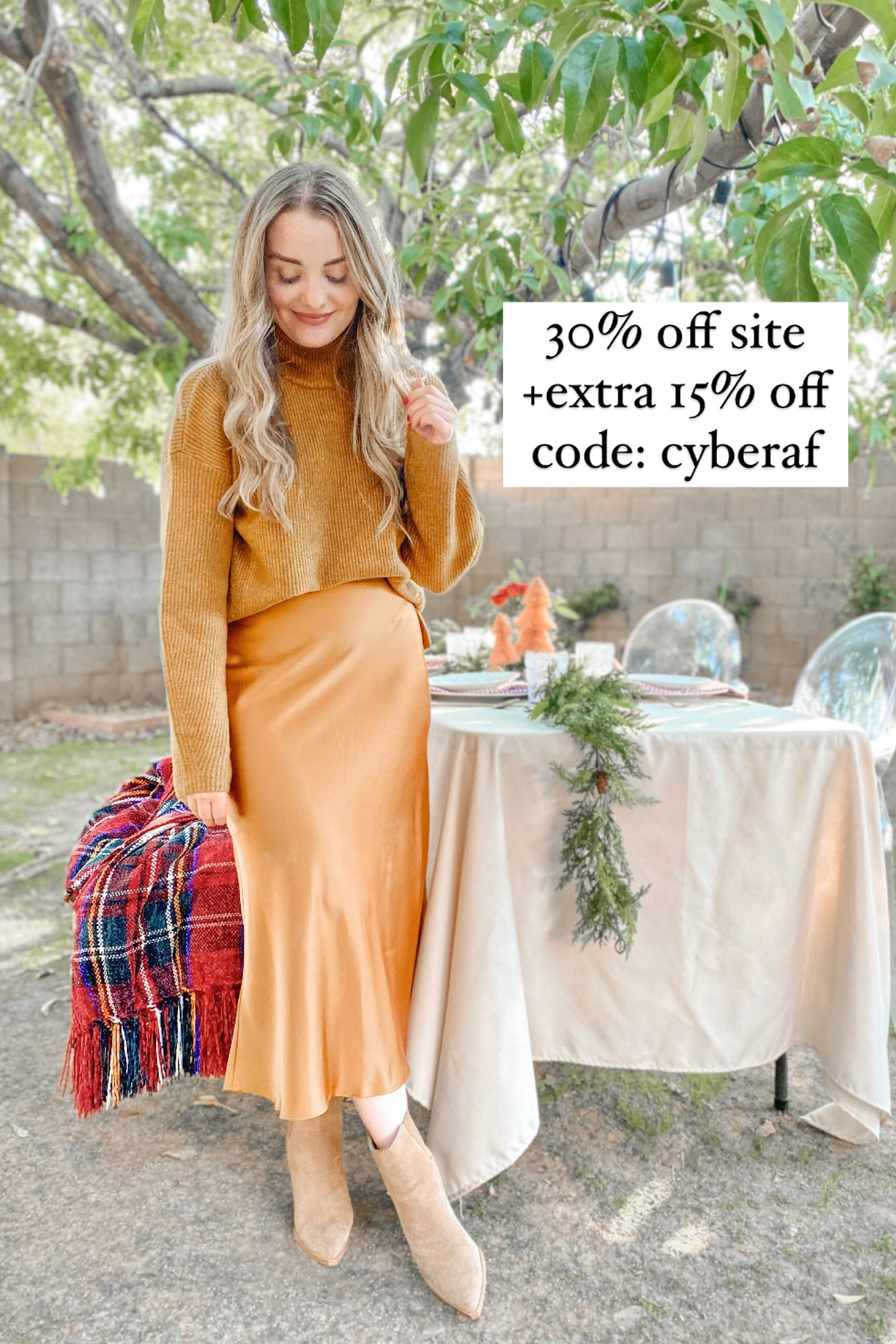 Holiday outfit. Midi skirt. Christmas outfit. 

#LTKHoliday #LTKGiftGuide #LTKCyberweek