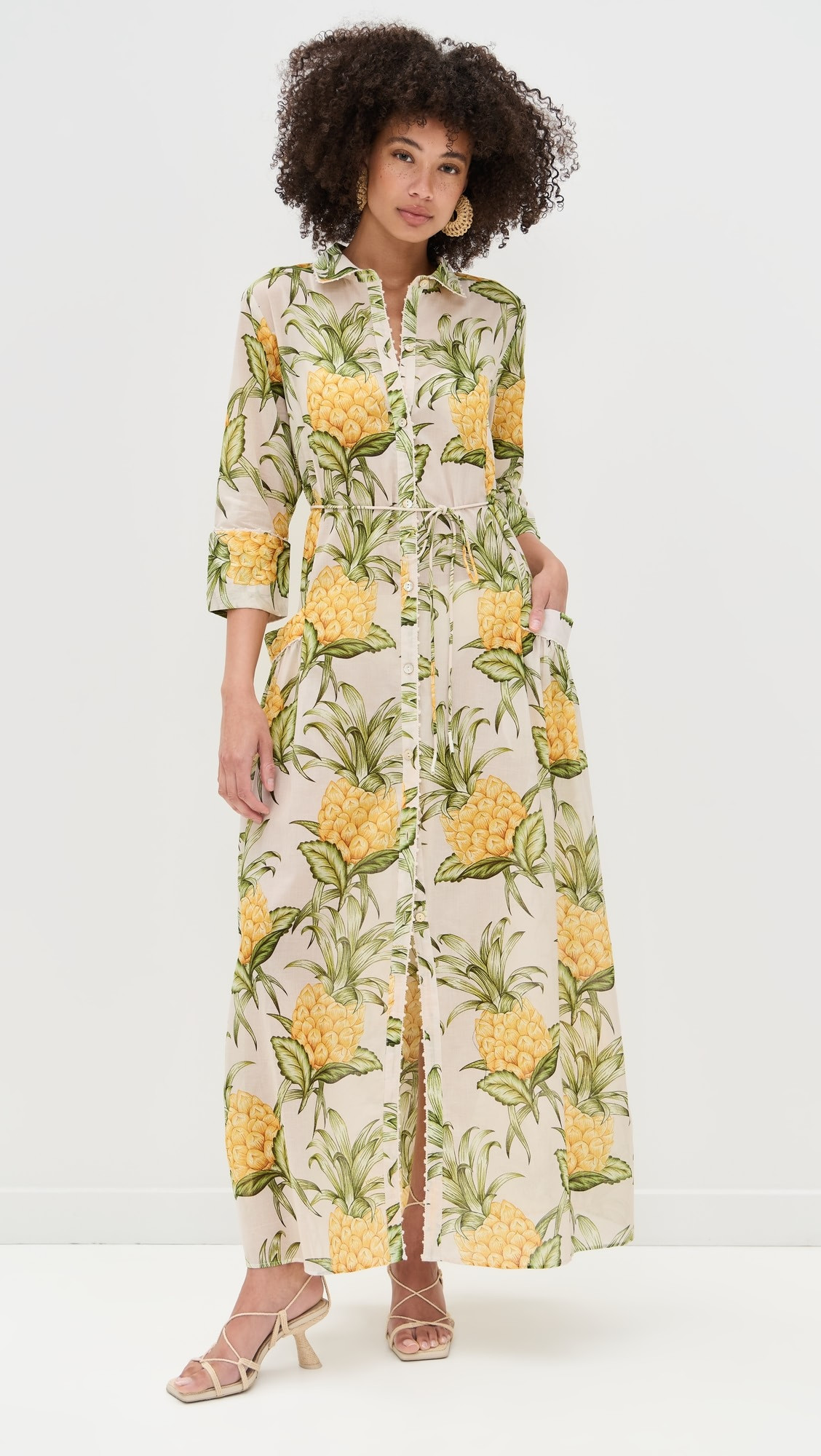Delicate Pineapple Chemise Coverup | Shopbop