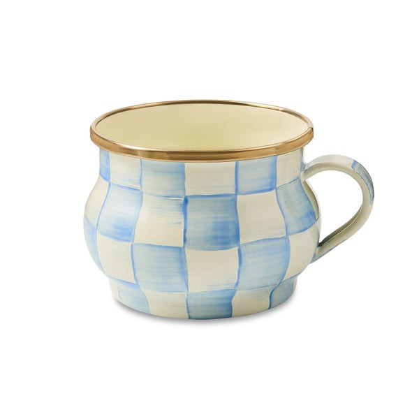 MacKenzie-Childs Sky Check Teacup | MacKenzie-Childs