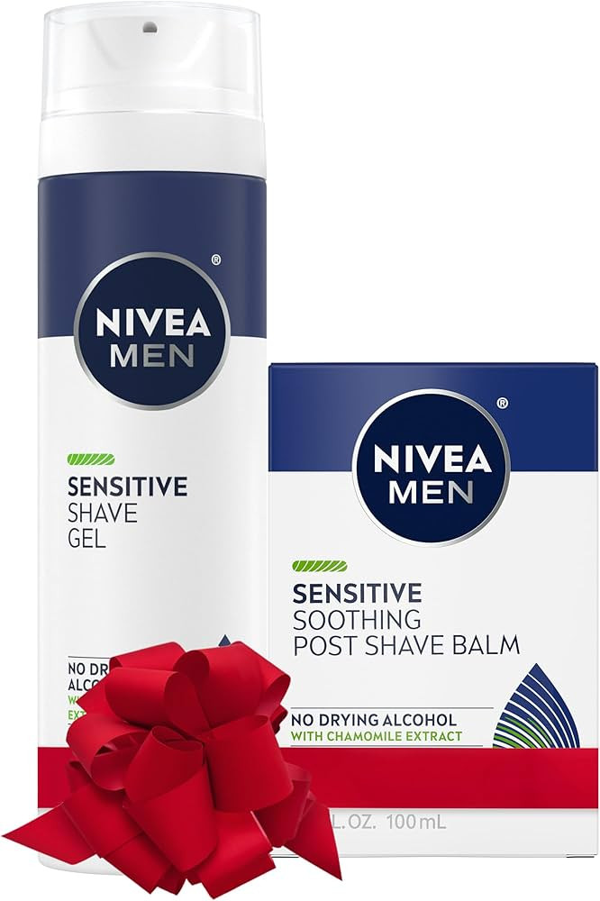 NIVEA MEN Sensitive Shaving Set for Men with Vitamin E, Pro-Vitamin B5 and Chamomile Extract, Sha... | Amazon (US)