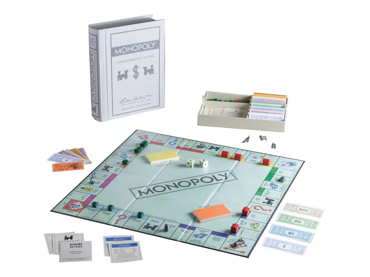 Monopoly - Vintage Bookshelf Game - board game | Walmart (US)
