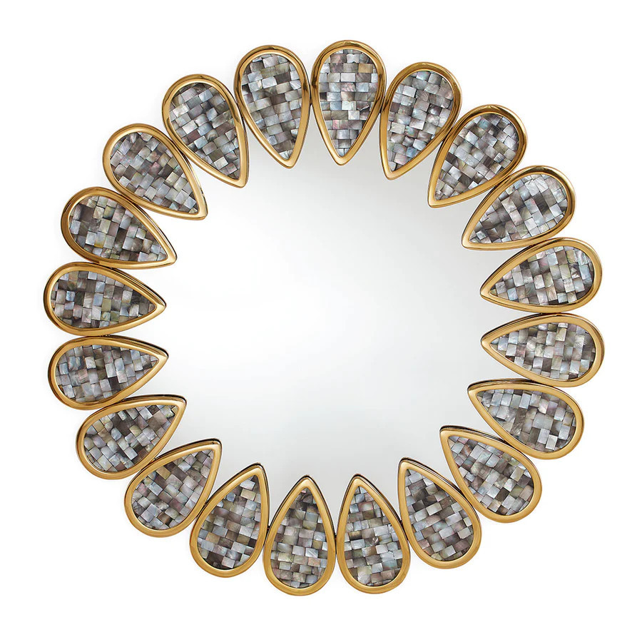 Petal Grey Mirror | Jonathan Adler US