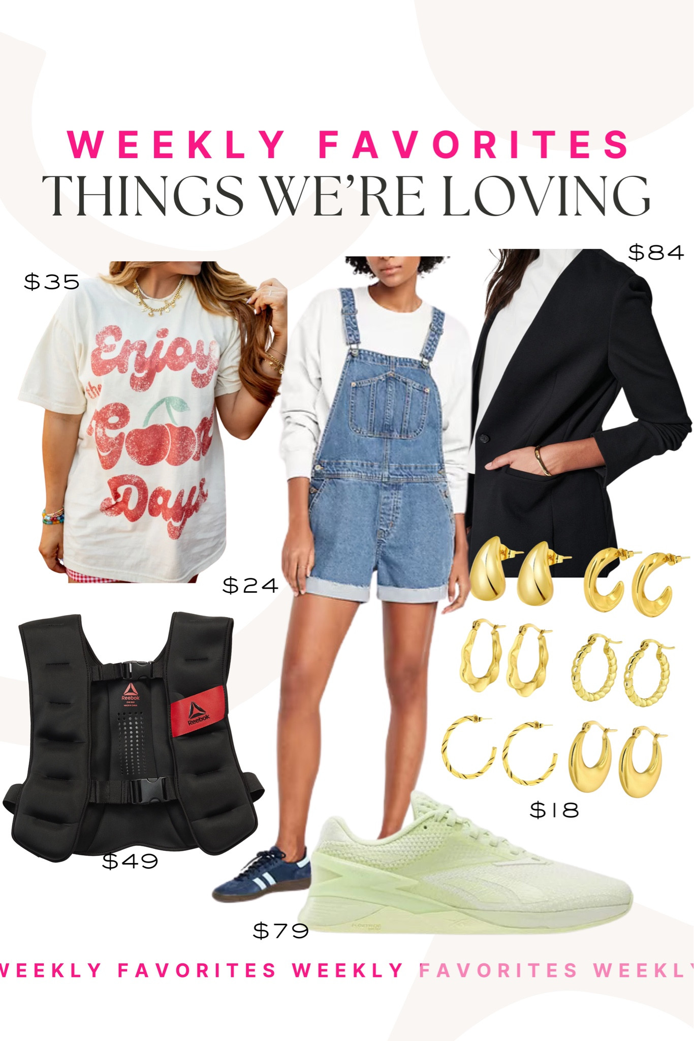 Rounding up this last weeks favorites! We are loving these overalls and the weighted vest for your workouts!

Weekly favorites, denim overalls, weighted vest, Walmart fashion 

#LTKfindsunder100 #LTKfindsunder50 #LTKSeasonal