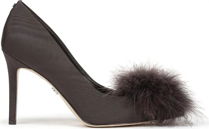 Sam Edelman Hazel Feather Embellished Pump (Women) | Nordstrom | Nordstrom