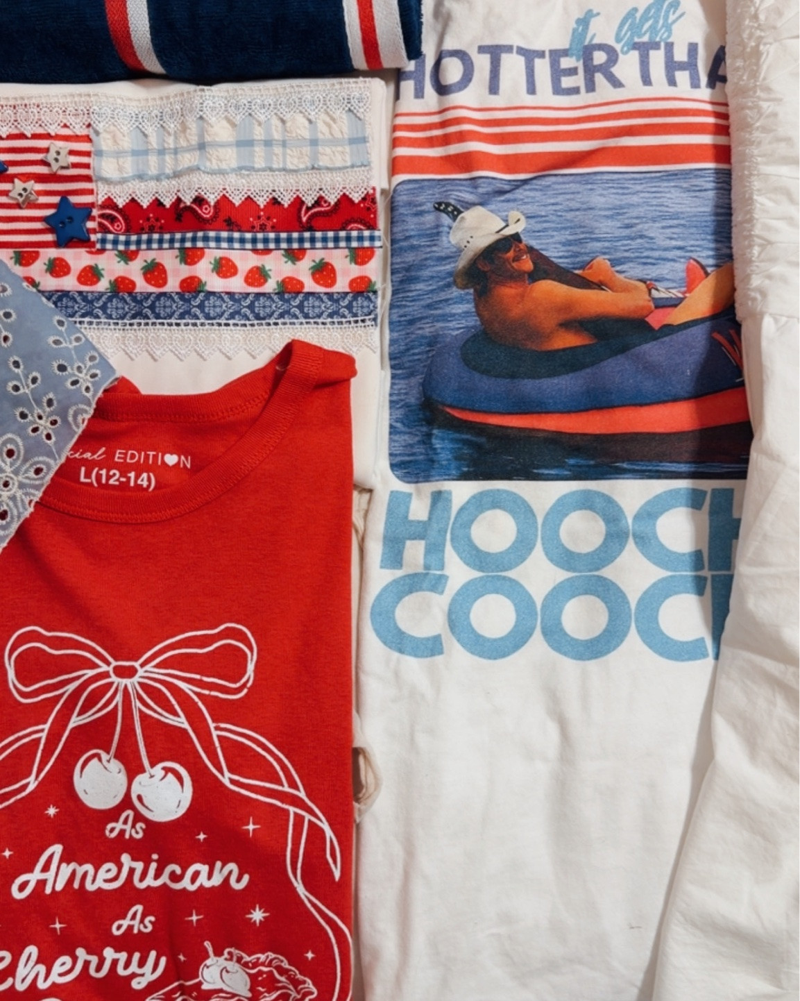 Memorial Day Outfit line up! 
#mdw #memorialdayoutfits #memorialday #redwhiteandblueoutfits #4thofjulyoutfits #labordayoutfit #redoutfits #midsizebikini #redbikini

#LTKootd #LTKMidsize #LTKgrwm